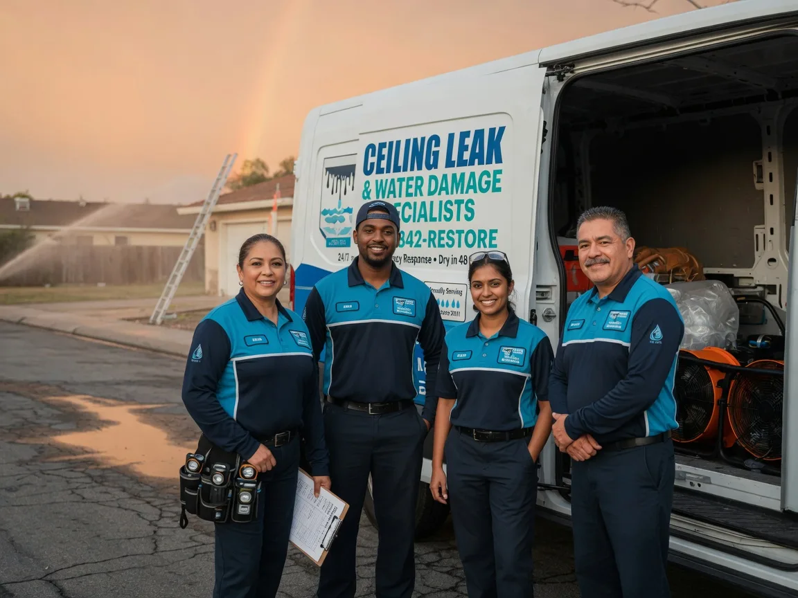 Ceiling Leak Cleanup company in Milano, TX