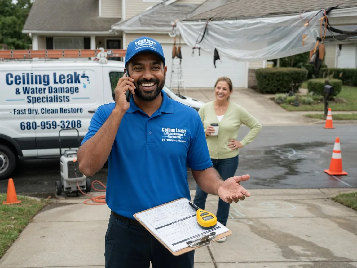 Ceiling Leak Cleanup Milano, TX FAQs
